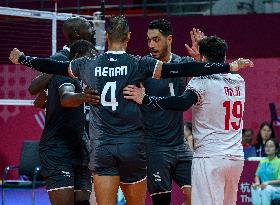 Bahrain v Qatar- The 19th Asian Games Volleyball Match