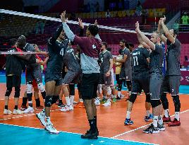 Bahrain v Qatar- The 19th Asian Games Volleyball Match