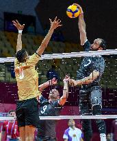 Bahrain v Qatar- The 19th Asian Games Volleyball Match