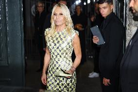 Celebrity Arrivals At Versace Gala Dinner During The Milan Fashion Week Womenswear Spring Summer 2024