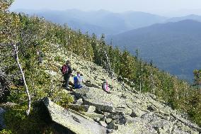 Gorgany mountain range in Ivano-Frankivsk Region