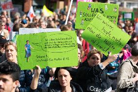 Nationwide Education Protest In Cologne