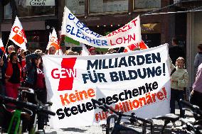 Nationwide Education Protest In Cologne