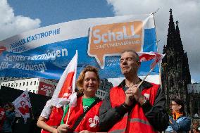 Nationwide Education Protest In Cologne