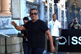 Andrew Buenafuente Arrived At Maria Cristina Hotel During The 71st San Sebastian International Film Festival
