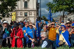 March To Re-join The EU, London