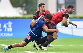 Hangzhou Asian Games Men's Rugby China's VS Afghanistan