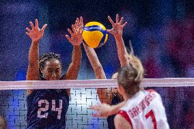 Poland v USA - FIVB Volleyball Women's Olympic Qualifying Tournament - Road To Paris 2024