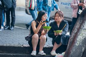 Tourists in Chongqing