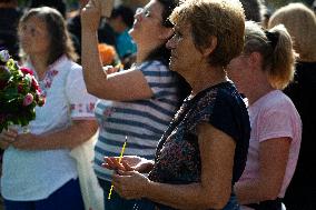 Protest Against The Closing Of The Church Of St.Nicholas Mirlikiyski In Sofia