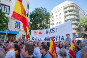 Demonstration Against Amnesty In Spain