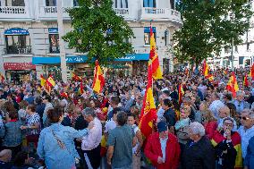 Demonstration Against Amnesty In Spain