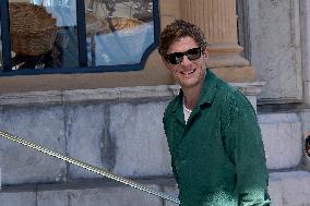 Matthieu Galloux ,James Norton And Nieves Alvarez Arrival At San Sebastian Film Festival