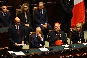 Late Italian President Napolitano Non-Religious State Funeral - Rome