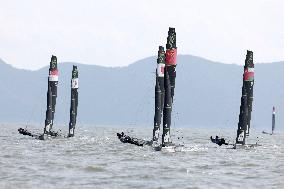 (SP)CHINA-NINGBO-ASIAN GAMES-SAILING-MEN'S SKIFF(CN)