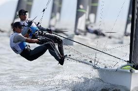 (SP)CHINA-NINGBO-ASIAN GAMES-SAILING-MEN'S SKIFF(CN)