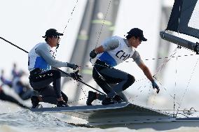 (SP)CHINA-NINGBO-ASIAN GAMES-SAILING-MEN'S SKIFF(CN)