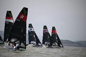 (SP)CHINA-NINGBO-ASIAN GAMES-SAILING-MEN'S SKIFF(CN)