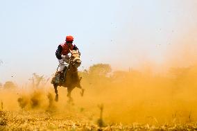 West Java Indonesia Traditional Horse Racing Competition