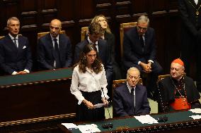 Late Italian President Napolitano Non-Religious State Funeral - Rome