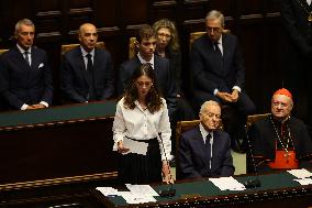 Late Italian President Napolitano Non-Religious State Funeral - Rome
