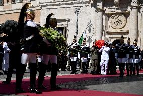 Late Italian President Napolitano Non-Religious State Funeral - Rome