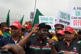 TUC Protest Proscription Of Road Transport Employers’ Association Of Nigeria (RTEAN) In Lagos