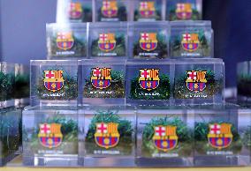 FC Barcelona has put the Camp Nou grass up for sale