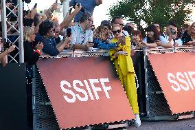 Jessica Chastain Arrived To San Sebastián During The 71st San Sebastian International Film Festival