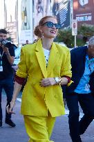 Jessica Chastain Arrived To San Sebastián During The 71st San Sebastian International Film Festival