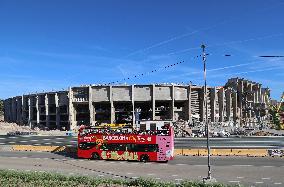 The Camp Nou works are further advanced than expected