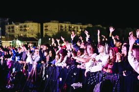 Marracash, Salmo And Fabri Fibra Performs In Concert At Marrageddon Festival In Milan