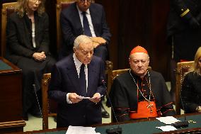 Late Italian President Napolitano Non-Religious State Funeral - Rome