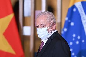 Brazilian President Lula Da Silva Receives Pham Minh Chin, Prime Minister Of Vietnam
