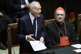 Late Italian President Napolitano Non-Religious State Funeral - Rome