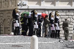 Late Italian President Napolitano Non-Religious State Funeral - Rome