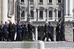 Late Italian President Napolitano Non-Religious State Funeral - Rome