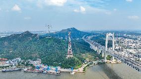 Transmission Project Yangtze River Crossing Line Change in Zhenjiang