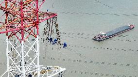 Transmission Project Yangtze River Crossing Line Change in Zhenjiang