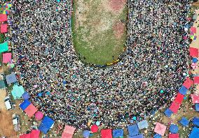 Bullfight in Congjiang