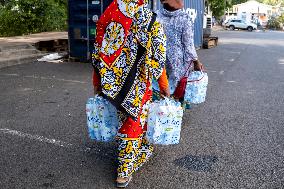 600000 liters of bottled water distribued In Mayotte