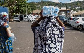600000 liters of bottled water distribued In Mayotte