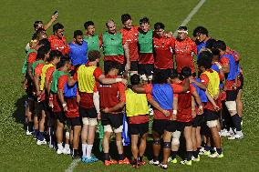 Rugby World Cup: Japan team training