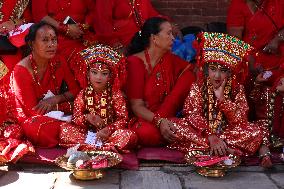 Kumari Pooja In Nepal