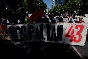 9th Anniversary Of The Forced Disappearance Of Normal Students From Ayotzinapa In Mexico