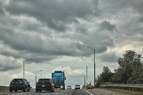 Rain Clouds In Mississauga