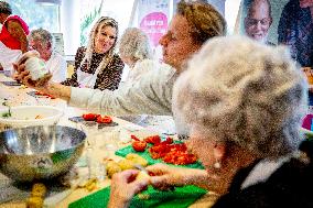 Queen Maxima Meets Initiatives Against Loneliness - Amsterdam