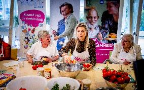 Queen Maxima Meets Initiatives Against Loneliness - Amsterdam