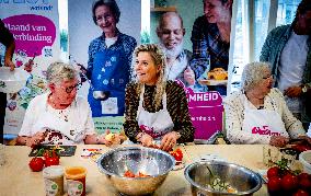 Queen Maxima Meets Initiatives Against Loneliness - Amsterdam