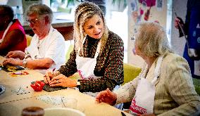 Queen Maxima Meets Initiatives Against Loneliness - Amsterdam